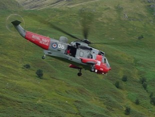 photo of rescue helicopter