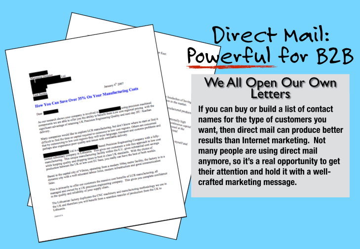 Direct mail is a powerful b2b marketing strategy